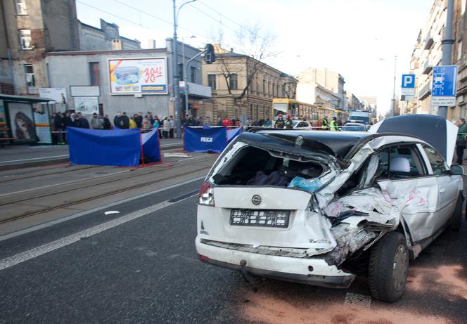 Wypadek tramwaju w Łodzi