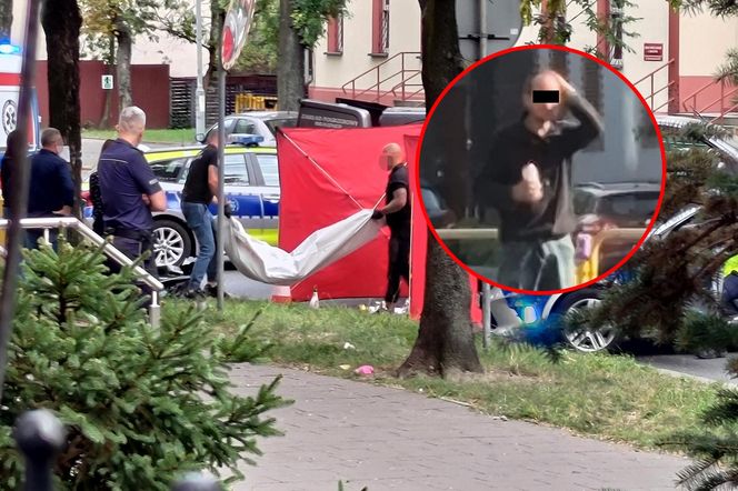 47-latek zadźgał nożem przypadkowego człowieka na ulicy. Horror w Chorzowie