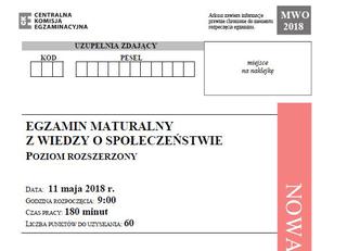 Matura 2018 WOS rozszerzony