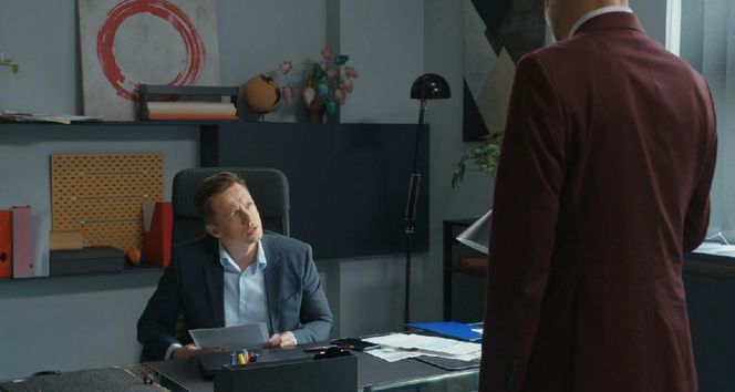 Barwy szczęścia, odcinek 3247. Błażej (Piotr Ligienza), Kornel (Jakub Bohosiewicz)