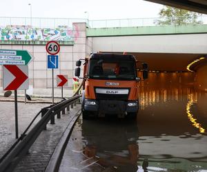 Warszawa zalana po burzy