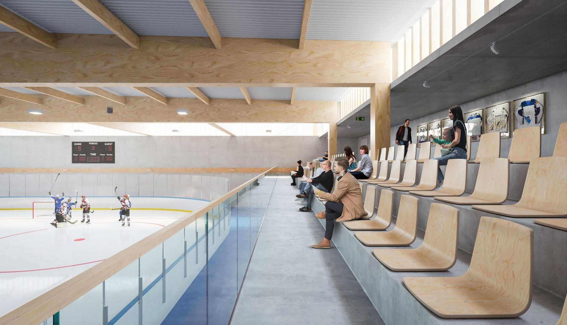 Hala lodowa w Oświęcimiu projektu M.O.C.  Architekci