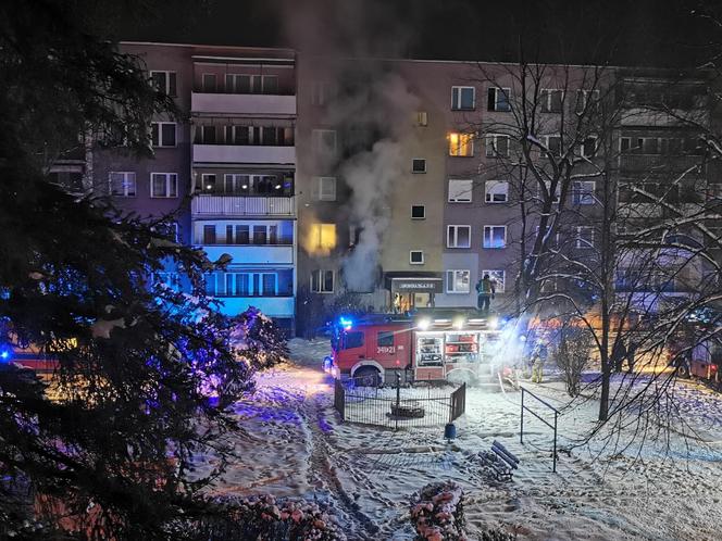 Pożar mieszkania przy ul. Lwowskiej