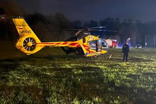 Zabezpieczenie lądowiska dla śmigłowca LPR w Zalasowej