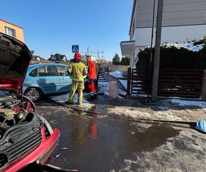 Kolzija na Gronowie w Lesznie. Kobieta w ciąży w szpitalu