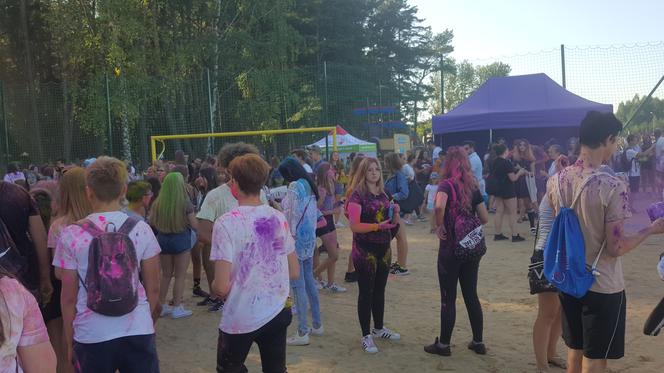 Festiwal kolorów 2019 na plaży miejskiej w Białymstoku