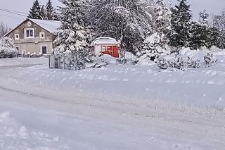Atak zimy w powiecie bartoszyckim