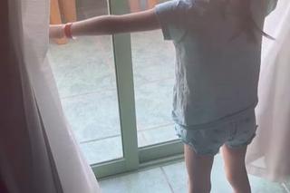 Rafał Mroczek (Paweł w M jak miłość) z córką Zosią