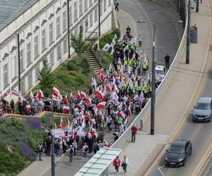 Protest w Warszawie