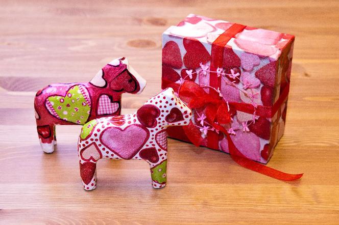 Kolorowy konik - decoupage