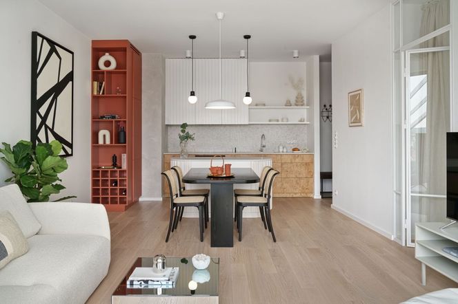Salon z kuchnią