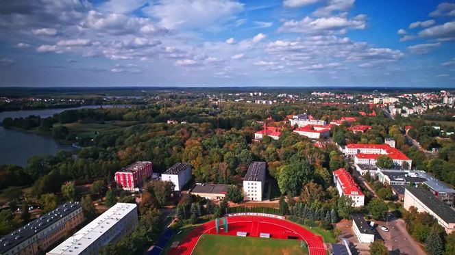 To najpiękniejsze miasteczko studenckie w Polsce. Zobacz, jak wygląda Kortowo z lotu ptaka [ZDJĘCIA, NAGRANIE]