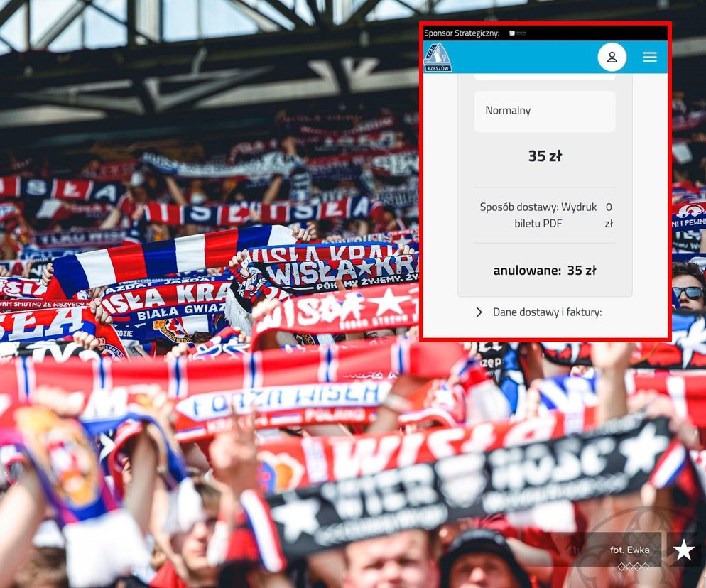 Stal Rzeszów z „problemami technicznymi” przed meczem z Wisłą Kraków. Kibice stracili bilety
