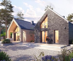 Dom z dwóch budynków - 5 projektów dla dużych rodzin 