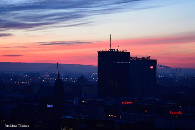 Tak wygląda gdańska panorama widziana z Góry Gradowej  o poranku