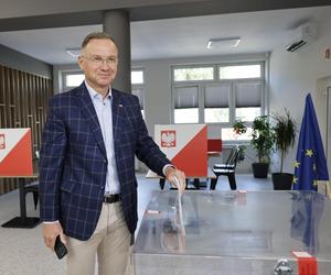 Andrzej Duda głosował w Wielkopolsce