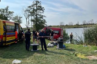 Śmiertelny wypadek pod Gnieznem. 42-latek wjechał autem do jeziora Kocim