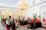 Trumny Lecha i Marii Kaczyńskich w Pałacu Prezydenckim 