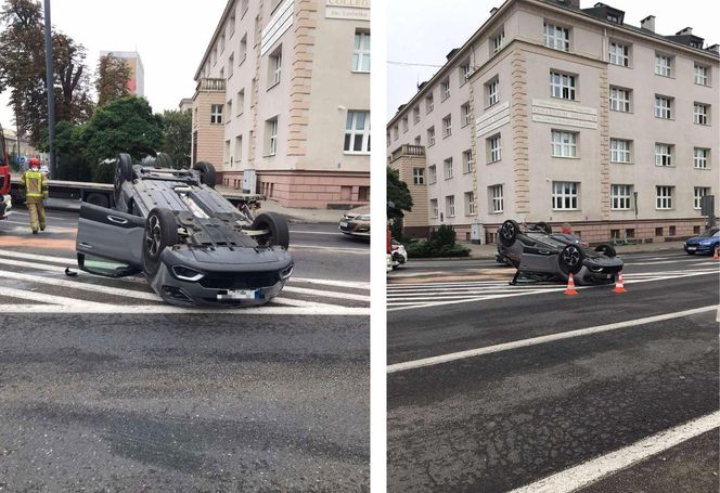 Przejazd ulicą 3 Maja był chwilowo zablokowany, jednak obecnie nie ma już utrudnień w ruchu