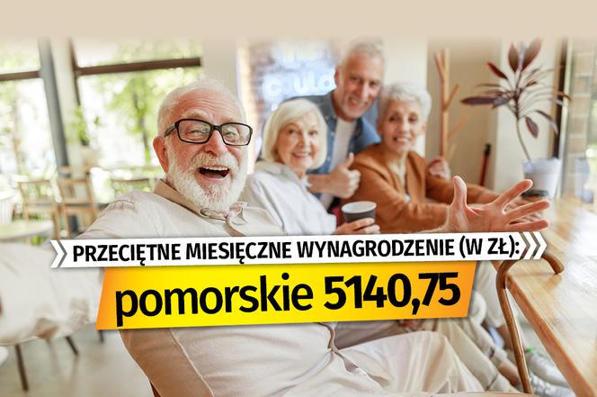 Przeciętne miesięczne wynagrodzenie (w zł)