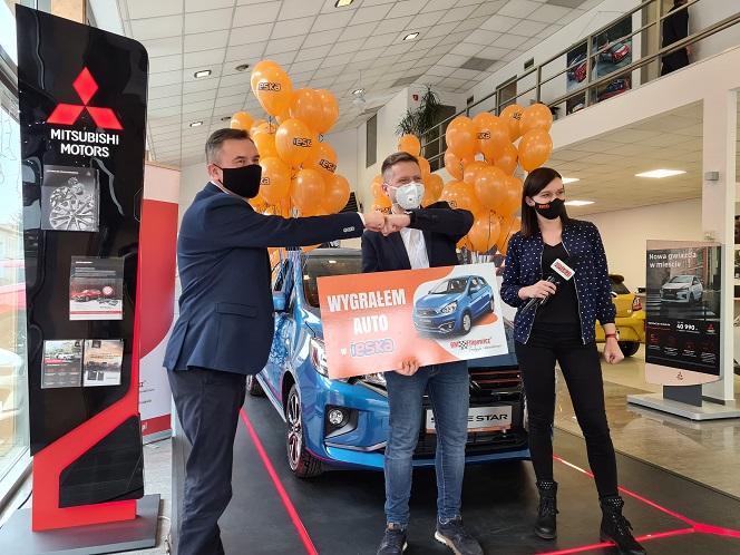 Bartek odebrał Mitsubishi Space Star od Radia ESKA!	