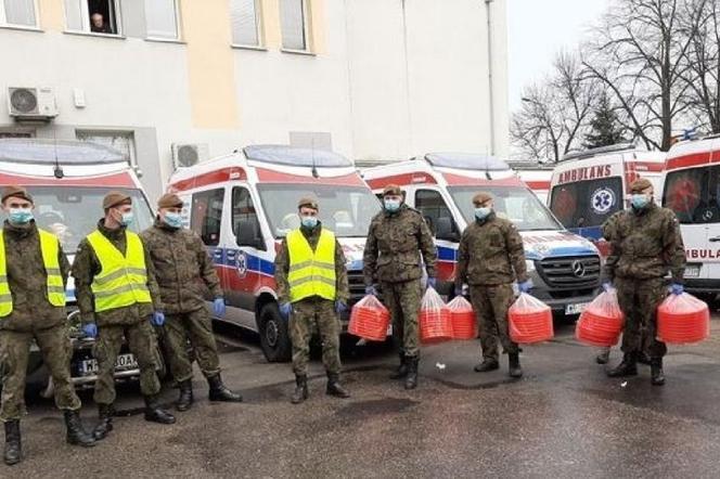 Wojska Obrony Terytorialnej pomagają w czasie pandemii 