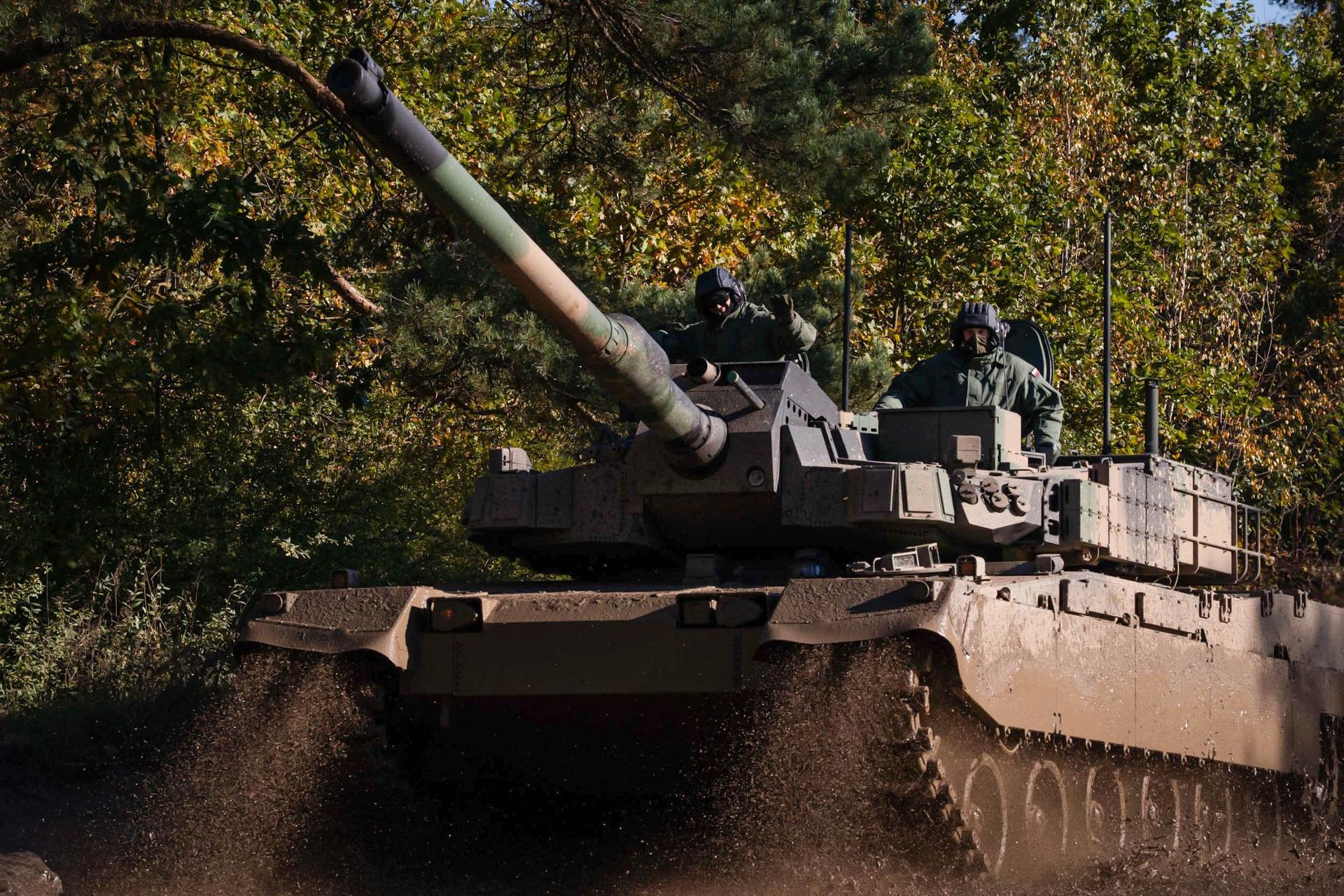 Czołgi K2 z 15. Giżyckiej Brygady Zmechanizowanej