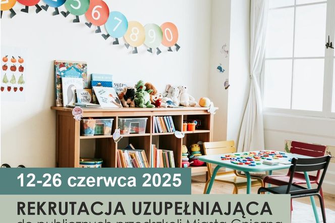 Rekrutacja uzupełniająca do gnieźnieńskich przedszkoli