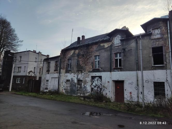 Historyczne budynki przy ul. Portowej w Mysłowicach