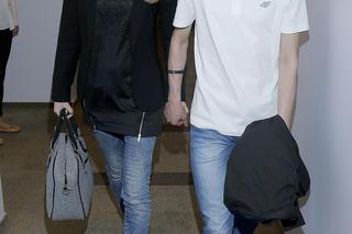 Kamil Stoch z żoną Ewą