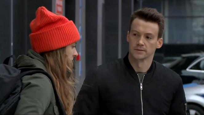 M jak miłość. Jakub Karski (Krzysztof Kwiatkowski), Ola (Katarzyna Mosek)