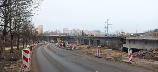 Estakada Olsztyn - postęp prac