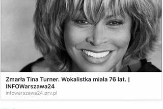 Tina Turner nie żyje - czy to prawda?