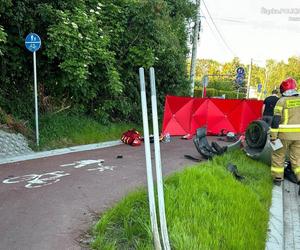 Śląskie: Samochód osoby zderzył się z rowerzystką. 20-latka trafiła do szpitala