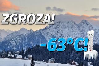 W Polsce zimniej niż na Syberii! W Tatrach -63 STOPNIE! Mrozi od środka na samą myśl 