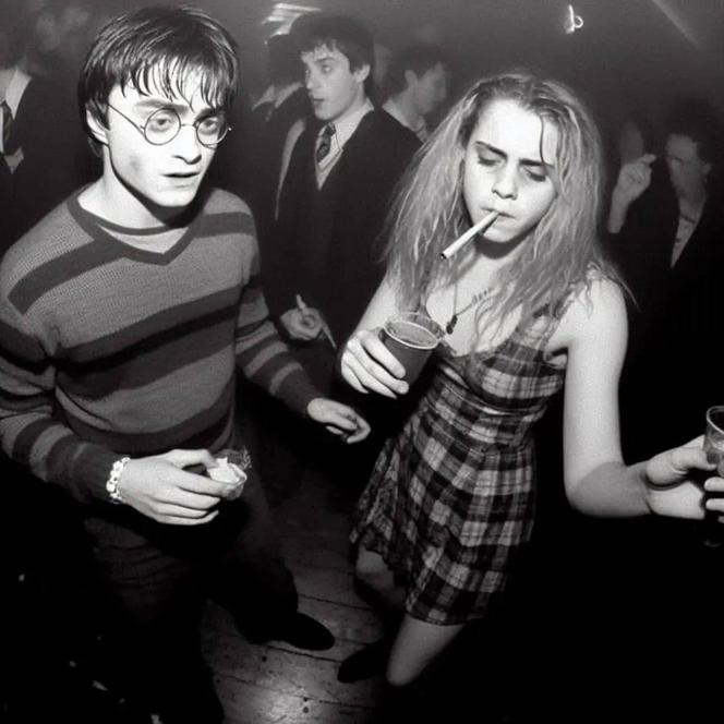 Gruba impreza rave w Hogwarcie. Tak szaleją Harry, Hermiona i Voldemort. Tych zdjęć nie odzobaczysz