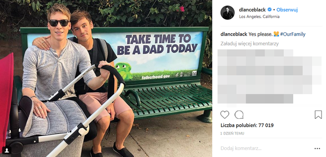 TOM DALEY I DUSTIN LANCE ZOSTALI RODZICAMI