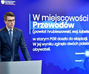 Rzecznik rządu zdradził powód wybuchu w Przewodowie