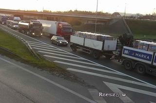 Potrącenie pieszego na autostradzie A4