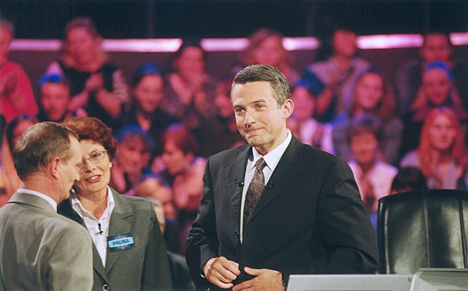 Hubert Urbański w "Milionerach" TVN-u