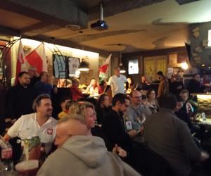 Mecz Polska-Argentyna oglądany w Poznaniu