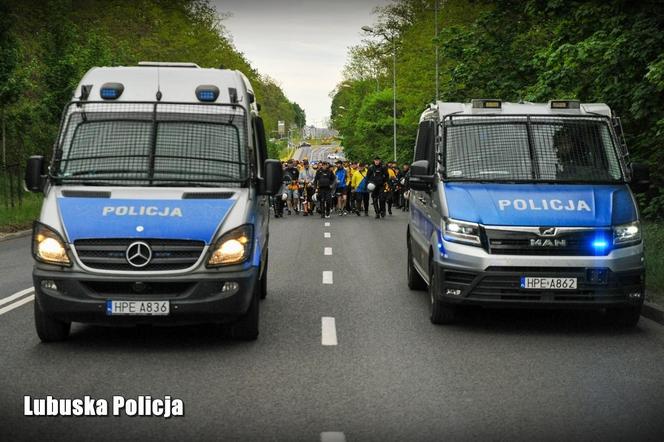 Lubuska policja zabezpieczała derby w Zielonej Górze