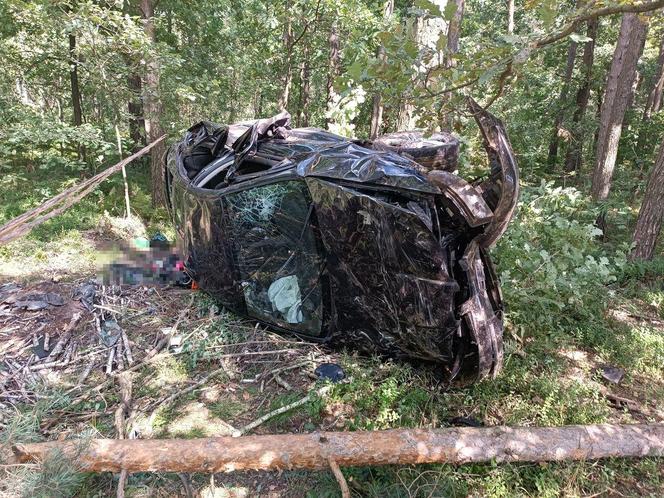 Wojciechówka. Koszmarne dachowanie osobówki! W środku 3-letni chłopczyk i... pijany ojciec