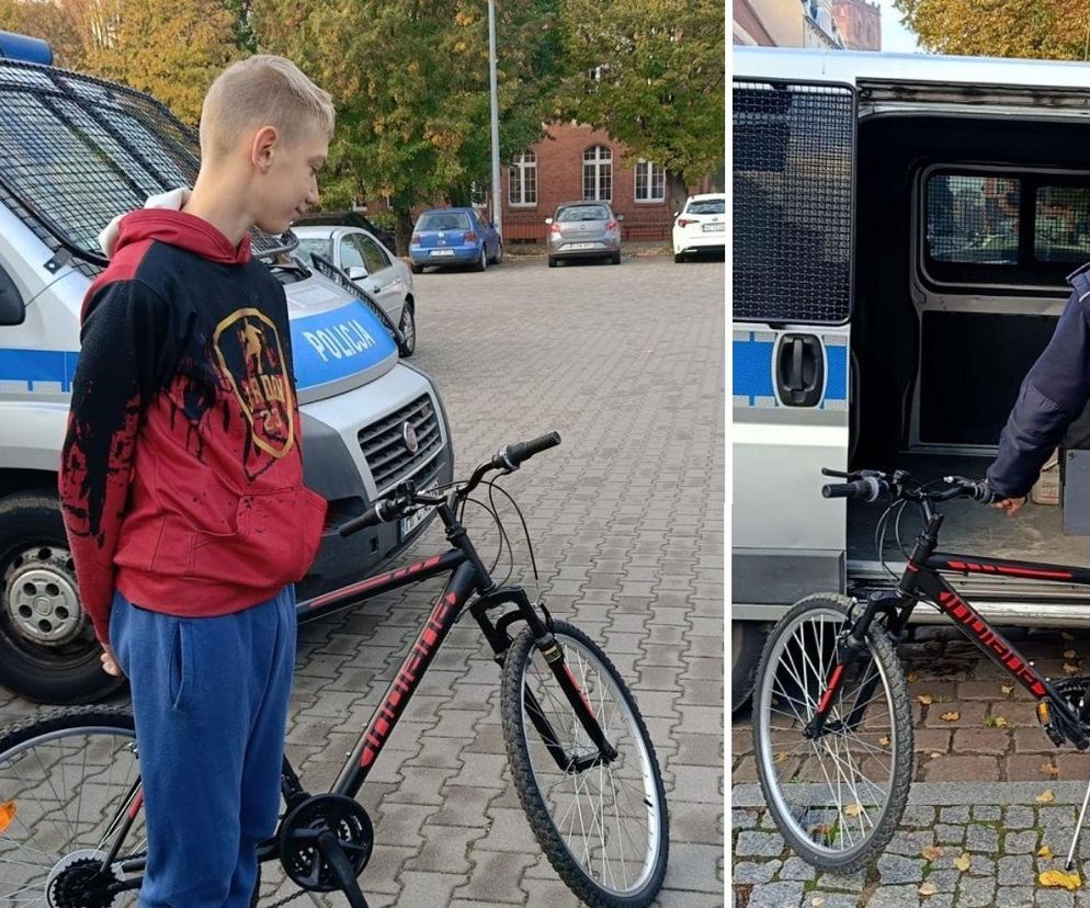 Policjanci namierzyli rower w Chełmnie