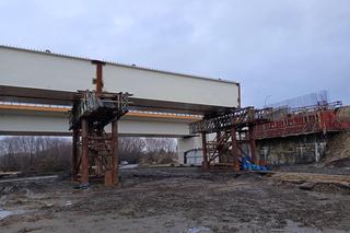 Budowa mostu w Sandomierzu. Marzec 2024