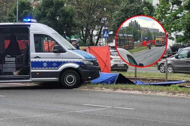Łódź. Śmiertelny potrącenie 27-latki na przejściu. Kierowca volkswagena sam walczy o życie w szpitalu [ZDJĘCIA].