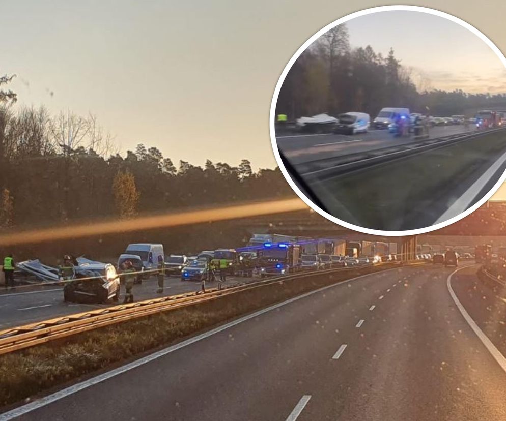 Wypadek na A4. Autostrada z Gliwic do Wrocławia zablokowana