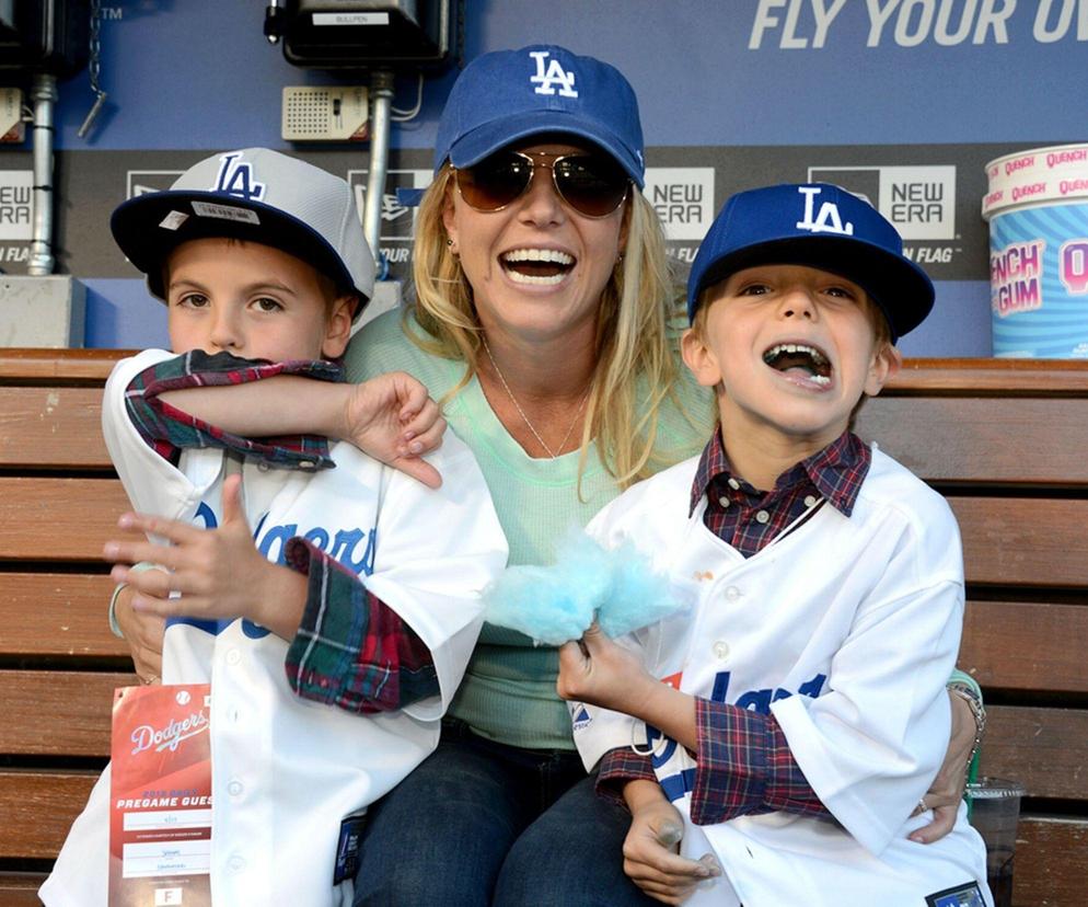 Britney Spears ze swoimi synami
