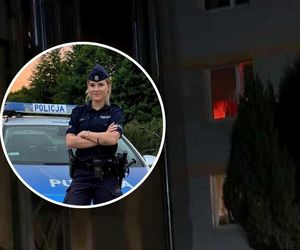 Senior wstawił wodę w czajniku i zasnął. Starsze małżeństwo przed pożarem uratowali policjanci