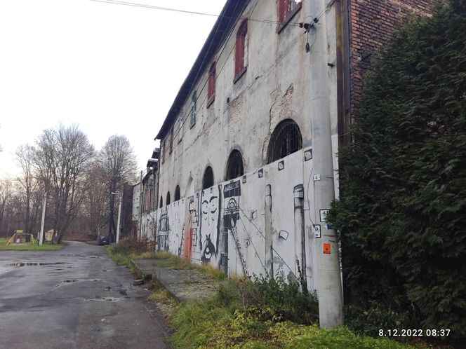 Historyczne budynki przy ul. Portowej w Mysłowicach